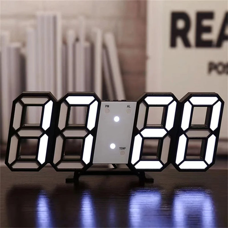 LumeTime™ – 3D LED Wall Clockcor Aesthetics